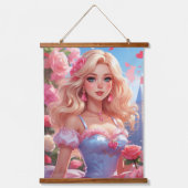 木製トップウォールタペストリー 吊り下げ型タペストリー (正面)