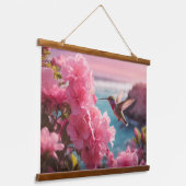 木製トップウォールタペストリー 吊り下げ型タペストリー (傾斜あり)