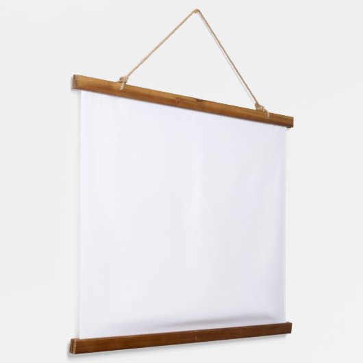 木製トップウォールタペストリー 吊り下げ型タペストリー (傾斜あり)