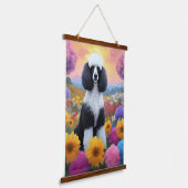 木製トップウォールタペストリー 吊り下げ型タペストリー (傾斜あり)