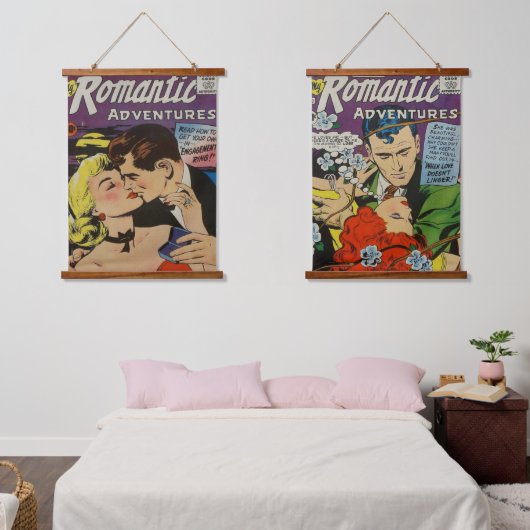 木製トップウォールタペストリー 吊り下げ型タペストリー (寝室)