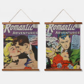 木製トップウォールタペストリー 吊り下げ型タペストリー (ダブル)