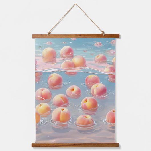 木製トップウォールタペストリー 吊り下げ型タペストリー (正面)