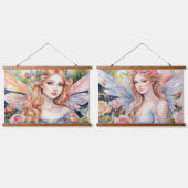 木製トップウォールタペストリー 吊り下げ型タペストリー (ダブル)