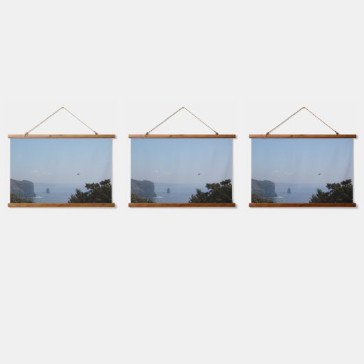 木製トップウォールタペストリー 吊り下げ型タペストリー (トリプル)