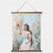 木製トップウォールタペストリー 吊り下げ型タペストリー (正面)