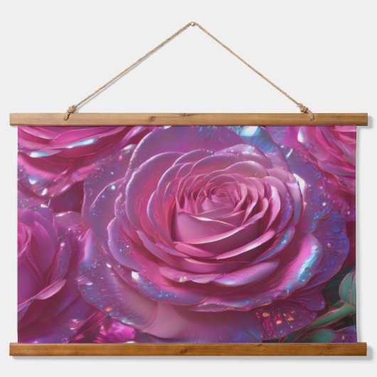 木製トップウォールタペストリー 吊り下げ型タペストリー (正面)