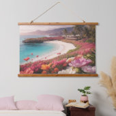 木製トップウォールタペストリー 吊り下げ型タペストリー (寝室)