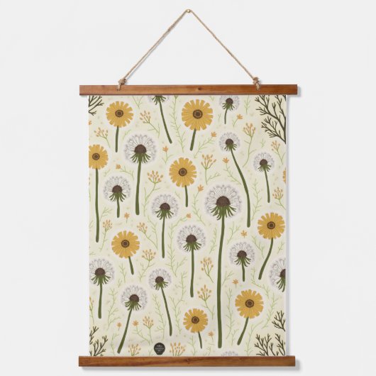 木製トップウォールタペストリー 吊り下げ型タペストリー (正面)