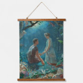 木製トップウォールタペストリー 吊り下げ型タペストリー (正面)