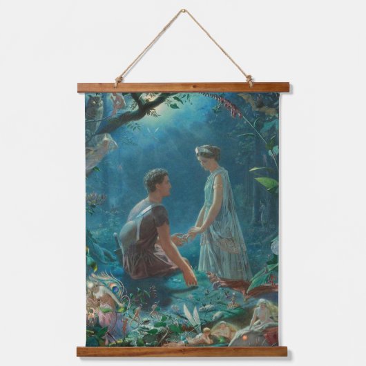 木製トップウォールタペストリー 吊り下げ型タペストリー (正面)