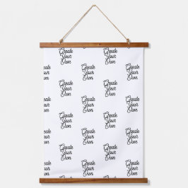 木製トップウォールタペストリー 吊り下げ型タペストリー