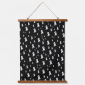 木製トップウォールタペストリー 吊り下げ型タペストリー (正面)