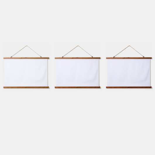 木製トップウォールタペストリー 吊り下げ型タペストリー (トリプル)