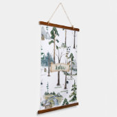 木製トップウォールタペストリー 吊り下げ型タペストリー (傾斜あり)