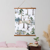 木製トップウォールタペストリー 吊り下げ型タペストリー (寝室)