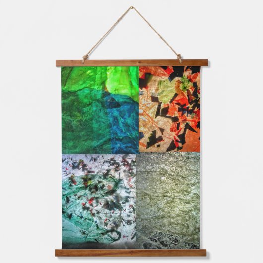 木製トップウォールタペストリー 吊り下げ型タペストリー (正面)