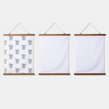 木製トップウォールタペストリー