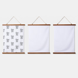 木製トップウォールタペストリー 吊り下げ型タペストリー