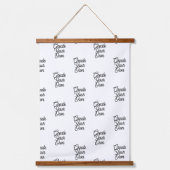 木製トップウォールタペストリー 吊り下げ型タペストリー (正面)