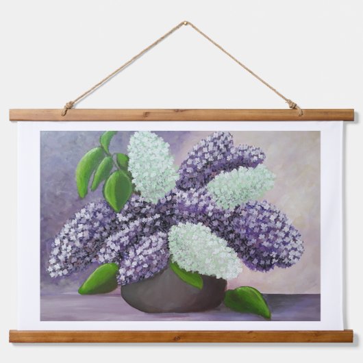 木製トップウォールタペストリー 吊り下げ型タペストリー (正面)