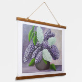 木製トップウォールタペストリー 吊り下げ型タペストリー (傾斜あり)