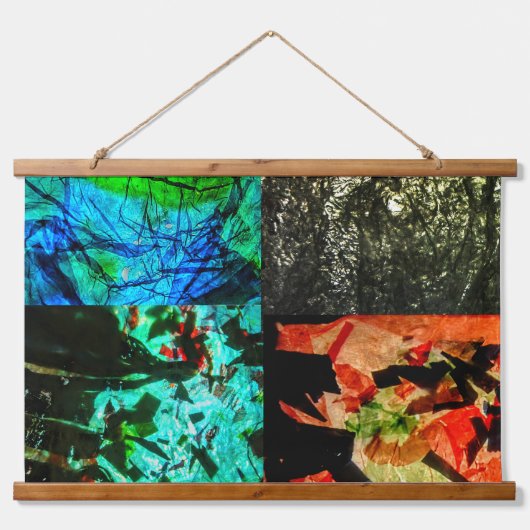 木製トップウォールタペストリー 吊り下げ型タペストリー (正面)