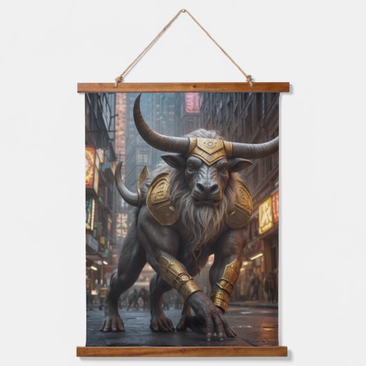 木製トップウォールタペストリー 吊り下げ型タペストリー (正面)