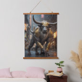 木製トップウォールタペストリー 吊り下げ型タペストリー (寝室)