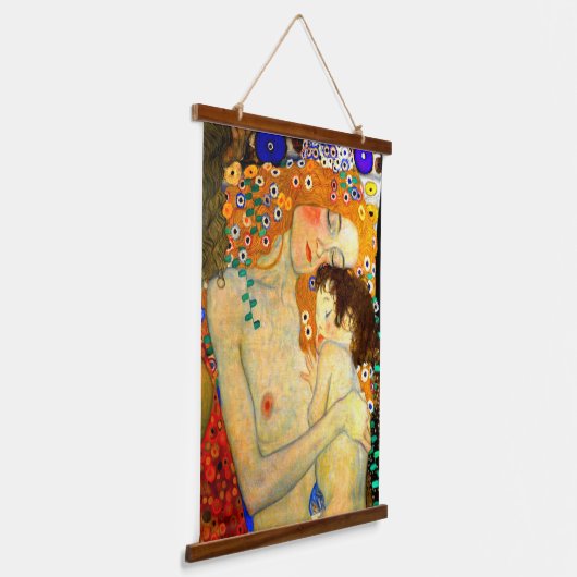 木製トップウォールタペストリー 吊り下げ型タペストリー (傾斜あり)