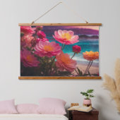 木製トップウォールタペストリー 吊り下げ型タペストリー (寝室)