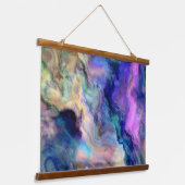 木製トップウォールタペストリー 吊り下げ型タペストリー (傾斜あり)