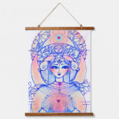 木製トップウォールタペストリー 吊り下げ型タペストリー (正面2)