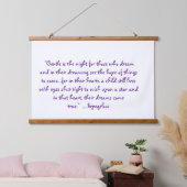 木製トップウォールタペストリー 吊り下げ型タペストリー (寝室)