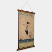 木製トップウォールタペストリー 吊り下げ型タペストリー (傾斜あり)