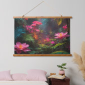 木製トップウォールタペストリー 吊り下げ型タペストリー (寝室)