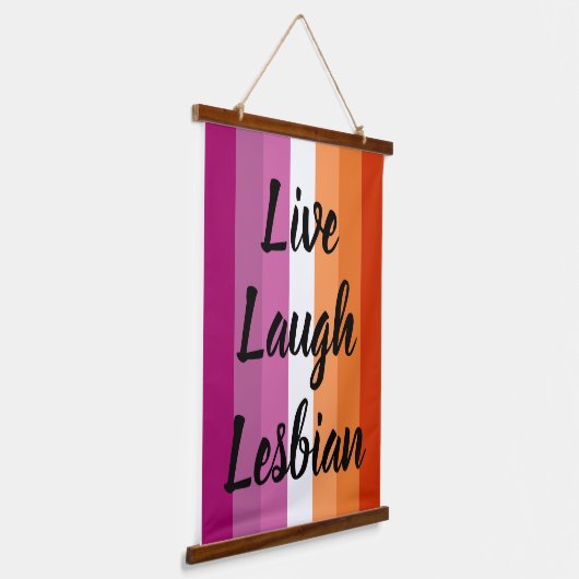 木製トップウォールタペストリー 吊り下げ型タペストリー (傾斜あり)