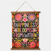 木製トップウォールタペストリー 吊り下げ型タペストリー (正面)