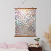 木製トップウォールタペストリー 吊り下げ型タペストリー (寝室)