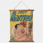 木製トップウォールタペストリー 吊り下げ型タペストリー (正面)