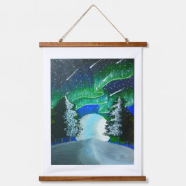 木製トップウォールタペストリー 吊り下げ型タペストリー