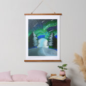 木製トップウォールタペストリー 吊り下げ型タペストリー (寝室)