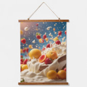 木製トップウォールタペストリー 吊り下げ型タペストリー (正面2)