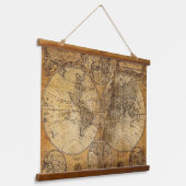 木製トップウォールタペストリー 吊り下げ型タペストリー (傾斜あり)