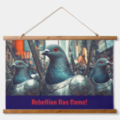 木製トップウォールタペストリー 吊り下げ型タペストリー (正面)