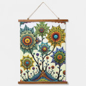 木製トップウォールタペストリー 吊り下げ型タペストリー (正面3)