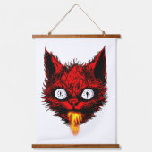 木製トップウォールタペストリー 吊り下げ型タペストリー (正面3)