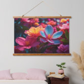 木製トップウォールタペストリー 吊り下げ型タペストリー (寝室)