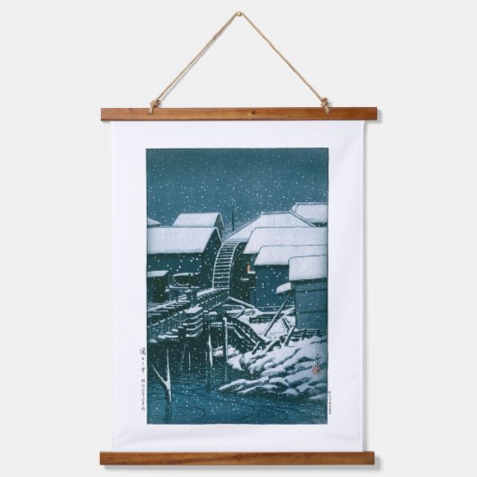 木製トップウォールタペストリー 吊り下げ型タペストリー (正面)