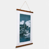 木製トップウォールタペストリー 吊り下げ型タペストリー (傾斜あり)